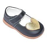 Genda 2Archer(JP)　キッズシューズ　ベビーシューズ　女の子　可愛い　ハート　子供シューズ　本革　おしゃれ　カジュアル　マジックテープ　歩きやすい　滑り止め　白　黒　13.5－16.5c