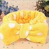 Hommy モコモコ 洗顔 ヘアバンド リボン ヘア ターバン 吸水 速乾 レディース ベビー