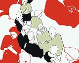 マリメッコ(marimekko) 壁紙 13000 ユスタヴァット YSTAVAT 幅70cm レッド (1m単位で切り売り) Essential(定番シリーズ)