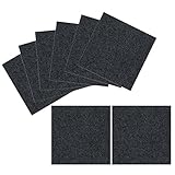 サンコー はっ水 洗える おくだけタイルマット 養生保護マット おくだけ吸着 TRILU TILE MATS 8pas 同色8枚入 ブラック KL-72