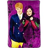 Disney Descendants Welcome to Auradon Micro Raschel Blanket, 62 x 90" [並行輸入品]