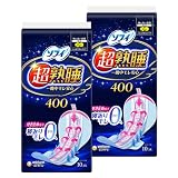 ソフィ 超熟睡ガード 400 10枚×2個(くるっとテープつき)〔生理用ナプキン 夜用〕
