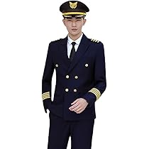 Amazon.co.jp: [NACZHLOVELL] パイロット 機長服 航空 飛行機 制服