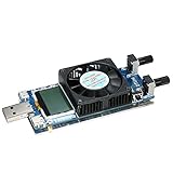KKmoon 多機能 USB 電子負荷テスター モジュール 0.2A〜3A 35W LCD 可変定電流 抵抗 パワー バッテリー テスター 冷却ファン付き