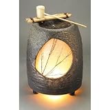 【信楽焼 つくばい・蹲】 水月（竹しゃく付き）　/ お楽しみグッズ(キッチン用品)付きセット