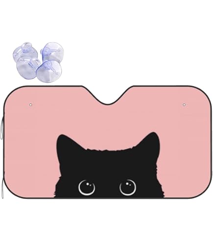 Amazon.co.jp: 鬼ごっこ 猫 サンシェード 車 日除け カー用品