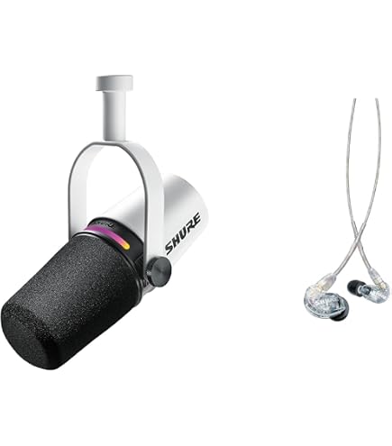 Amazon.co.jp: 【マイクアームセット】 SHURE MV7 ポッドキャスト