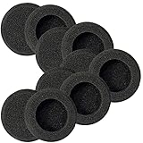 Plantronicsヘッドセット用イヤークッション、イヤパッド交換用ヘッドフォンイヤーパッド Plantronics Blackwire C320 3210 3220 3320 HW251N HW261N HW510 Jabra Biz 1500 GN2000 PRO 920 9450用 (10パック)