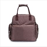 ファッション ベビーおむつ　ボトル　収納　 高機能 多機能 ミイラバッグ　リュックサック　防水　バッグ　マザーズバッグ (褐)