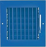 6"w X 6"h ADJUSTABLE AIR SUPPLY DIFFUSER - HVAC Vent Duct Cover Sidewall or Cieling - Grille Registe