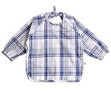 幼児 赤ちゃん ベビー 子供服 お食事用 スモック 幼稚園キッズ 絵画用エプロン うわっぱり 防水 防汚 洗いやすい 快適 柔らかい 綿製（9－18月）