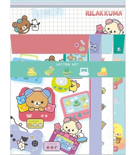 Amazon.co.jp: サンエックス(San-X) リラックマ レターセット LH76502