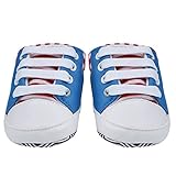 ファーストシューズ　ベビーシューズ　靴　ベビースニーカー 　赤ちゃん　幼児　歩行練習　男の子　女の子　 (M, ブルー)