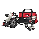 PORTER-CABLE PCCK612L2 20V Max 1/2 Drill/Driver and 5 1/2 Circular Saw Kit by PORTER-CABLE