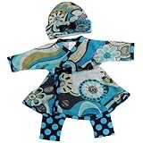 【未熟児】【低出生体重児】【早産児】【NICU】用 ベビー服： スイートブルー (1400-2700g)