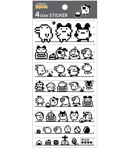 Amazon.co.jp: たまごっち 4サイズステッカー 4sizeステッカー ドット
