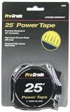 Pro-Grade 42803 1-Inch x 25-Feet Tape Measure with Chrome Case by Pro-Grade