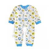 エルフ ベビー(Fairy Baby)新生児服 カバーオールロンパース 前開き 長袖 四季兼用 可愛い 出産祝い M 動物柄