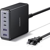 UGREEN 100W GaN 卓上急速充電器 (4*USB-C+2*USB-A) コンパクト【PSE技術基準適合/PD3.0/QC4.0/PPS対応】 複数台同時充電 iPhone17/16/15/14/13/Xperia/Pixel Pro/iP