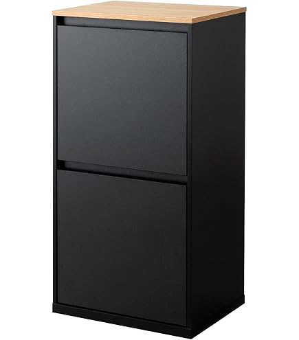 Amazon.co.jp: 家具350 3連式ゴミ箱 45Lゴミ袋対応 幅74.5cm 分別 大