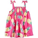 カーターズ Carter's/ スモックドパイナップルタンクトップ ピンク トップス半袖Tシャツ 7歳【並行輸入】