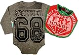 ロンパース＆ビブのセット　⑤　60～70ｃｍ