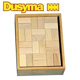 Dusyma(デュシマ社) ウール・レンガ積木 ベーシック 白木 96ピース