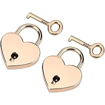 Amazon.co.jp: 【2点セット】南京錠 ハート型 セキュリティ