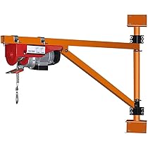 ホイストクレーン Amazon.co.jp: 220V 200Kg 電気ホイスト小型クレーン壁固定