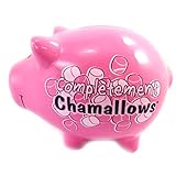 ハリボー'クリエイティブ貯金箱ホワイトPig (完全にマシュマロ）。
