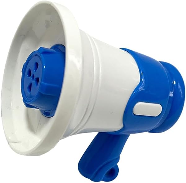 Mini Megaphone Recording Megaphone, Loudspeaker, Recordable Loudspeaker, Small, Plastic Megaphone, Portable, Easy to Carry, Hand Megaphone - 1