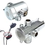 1/2インチ　3方向　シャワーヘッド切換バルブ　シャワーホース　サポート