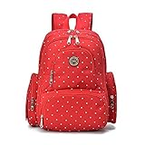 Multi-purpose Baby Diaper Bag Smart Organizer Waterproof Travel Mummy Diaper Backpack with a Free Fe