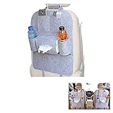 Yoosion Backseat Car Organizer Multi-pocket Felt Automobile Back Seat Storage Bag for Pen, Bottle, T