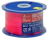 シンワ測定 ポリエステル水糸 リール巻 蛍光ピンク 細 0.5mm 500m 74879
