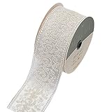 東京堂 木馬リボン メタリックチュールレース  RO062421000