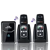 2.4Gデジタルワイヤレスインターホンシステムドアベルワイヤレスリモート2つの屋内のロックを解除
