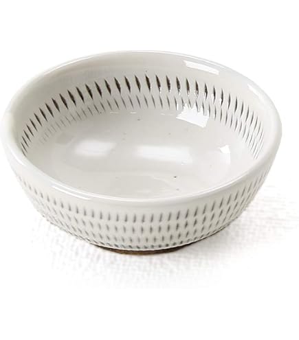 小鹿田焼　おんた焼　飛鉋　打ち刷毛目　小皿12.5㎝　4寸皿　6枚　工芸品 Amazon | 小鹿田焼 おんた焼 飛鉋 打ち刷毛目 小皿12.5㎝ 4寸皿 6枚