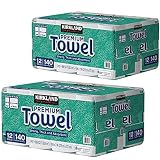 【Kirkland カークランド】【2Pセット】140カット 24ロール ロールタオル