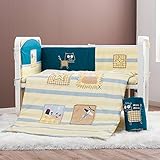 ベビー布団 8点セット ベッド用品 掛布団 枕 フィッティドシーツ ベビー寝具 ベッドガード ベッドバンパー 赤ちゃん 子供用 (童話の王国)