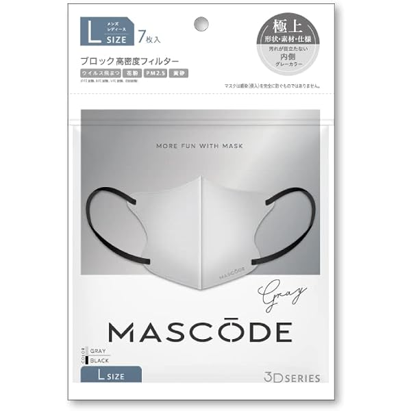 Amazon.co.jp: [MASCODE] 【 マスコード 公式店】［花粉症 PM2.5 対応