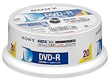 ソニー データ用DVD-R 16倍速 20枚パック 20DMR47HPHG