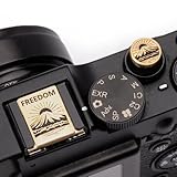 富士山日の出模様カメラホットシュー保護カバーは Sony A1 A7C A7CR A7CII A7R A7M2 A7M3 A7R4 A7R5 A7S3 A6700 A6600 A6500 に対応 (銅合金-コンビネーション)