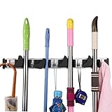 COOLBOTANG　ほうき モップハンガー 　タオル ハンガー　多機能　壁掛式収納ホルダー　4個摩擦グリップ・5 個フック