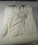 Kyle & Deena Ivory Baby Plush Paisley Blanket by Kyle & Deena