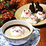 まとめ買い Latte マシュマロ ラテマル 3個 ねこ チョコレート 2個 動物 スイーツ お菓子 詰め合わせ お家の箱入り 10箱 セット