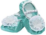 Disguise Elsa Toddler Slippers Costume, One Size (Upto Size 6) by Disguise