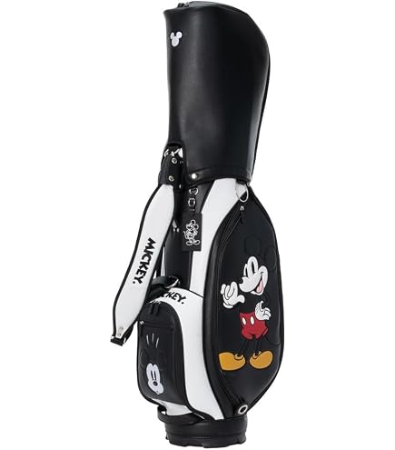 Amazon | Disney(ディズニー) ゴルフ キャデイバッグ LINEART MICKEY