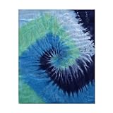 Bamboo Swaddle Blanket - Lagoon Tie Dye by Austin Tie Dye Co