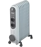 デロンギ オイルヒーター H771015EFSN-BK delonghi 静音 オイルヒーター ホワイト×ブラック H771015EFSN-BK [最大13畳